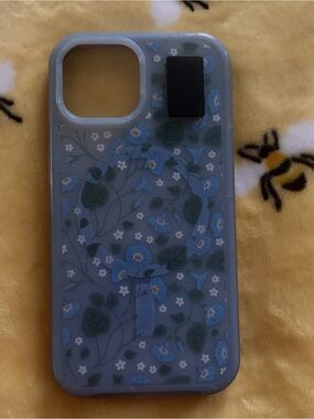 OtterBox Blue Floral Phone Magnetic Case for IPhone 15